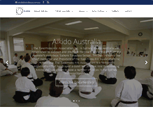 Tablet Screenshot of aikidoaus.com.au